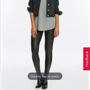 Spank Faux Leather Leggings